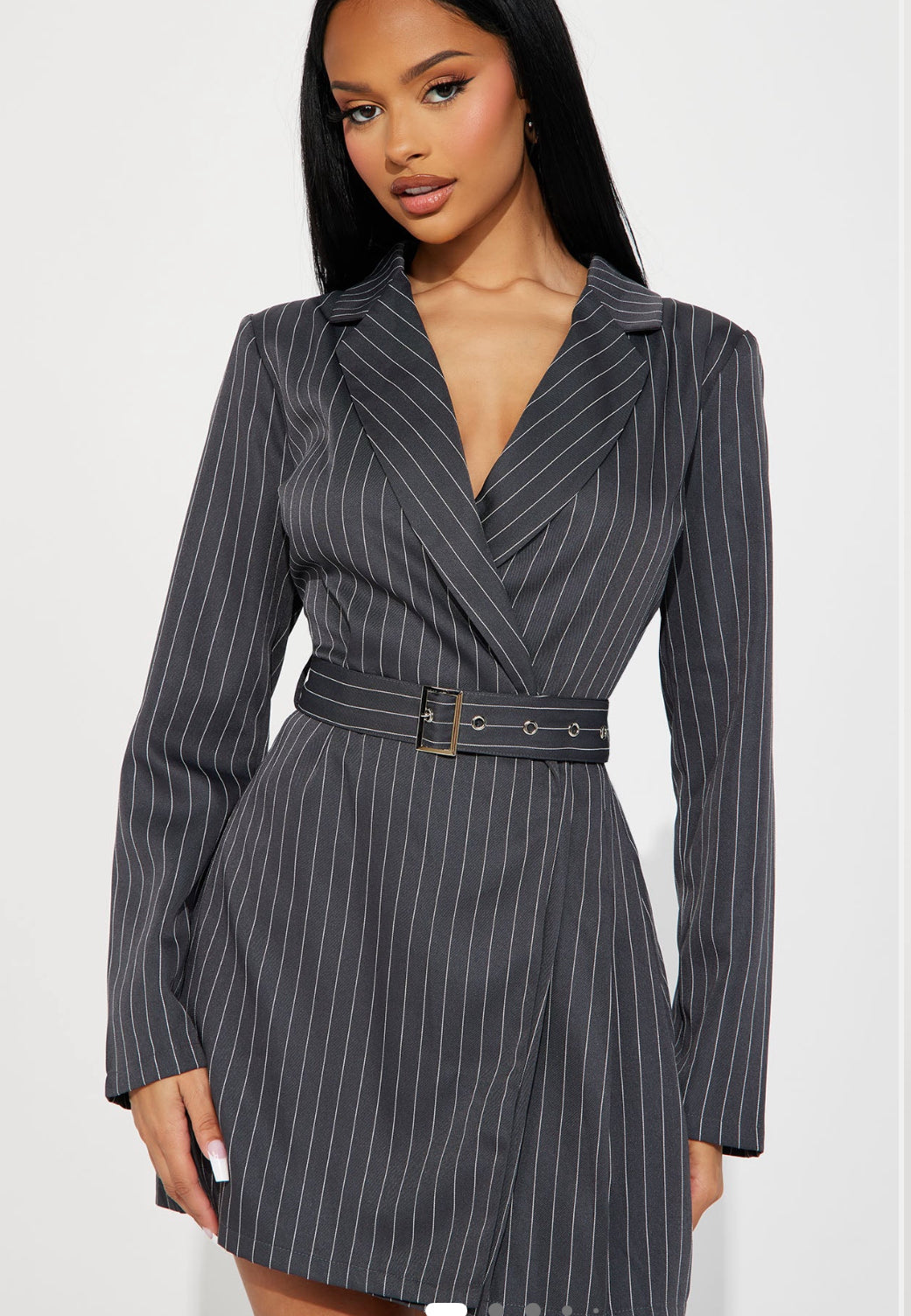 Trench dress black