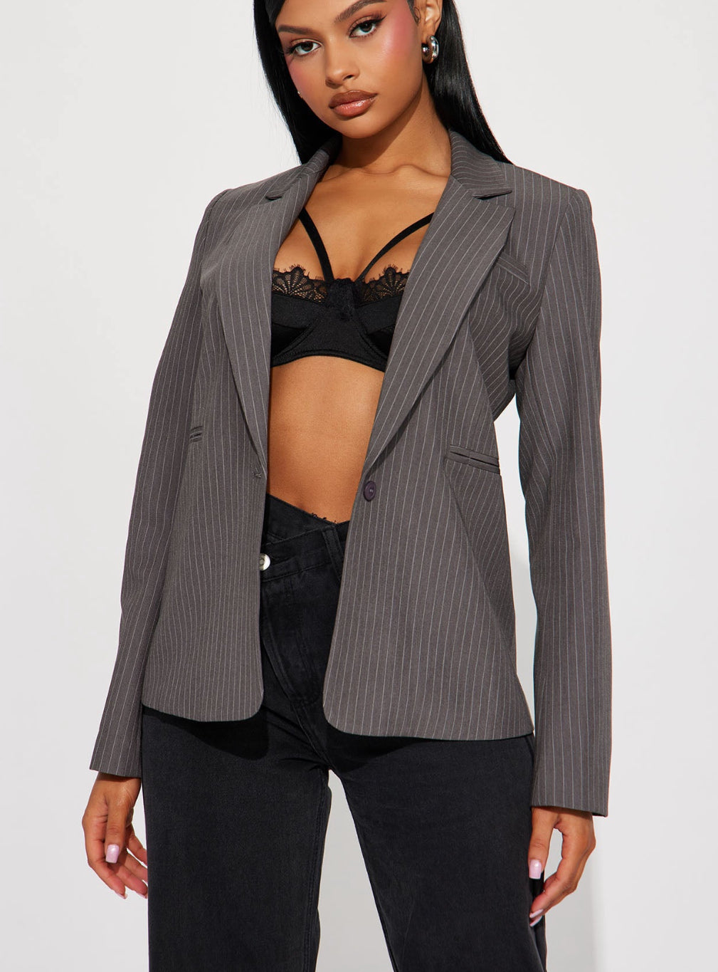 Pinstripe blazer